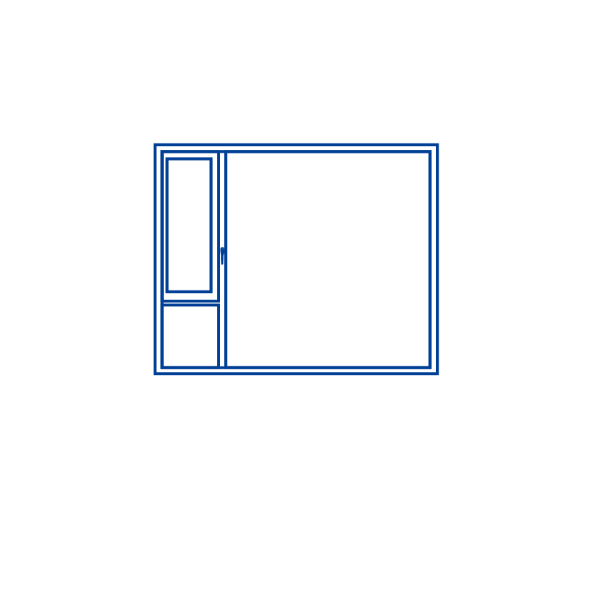 HYTC80W Non-thermal Sliding door