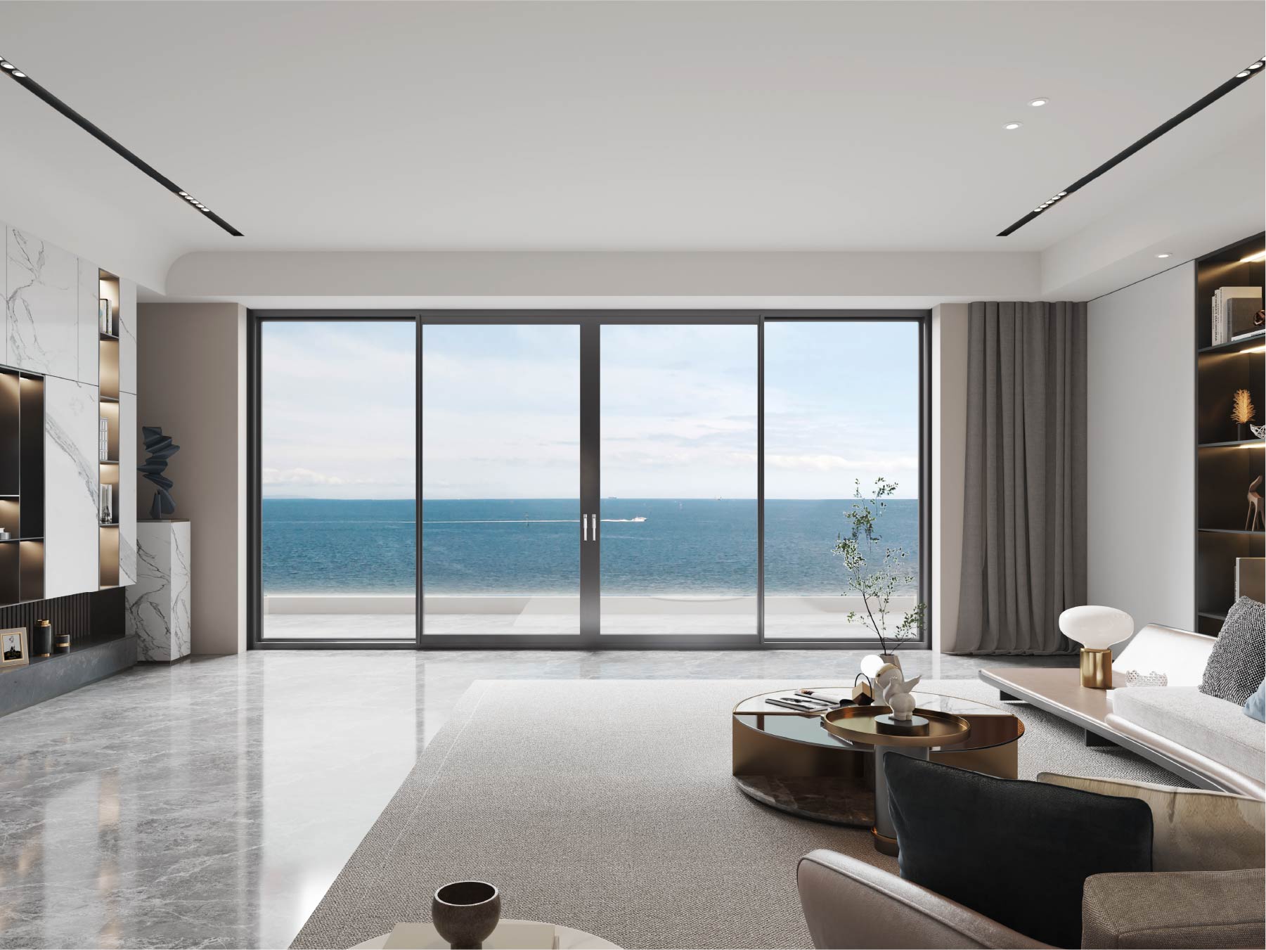 HYGS125M/189M Series Light-duty Heat Insulated Lifting Sliding Door