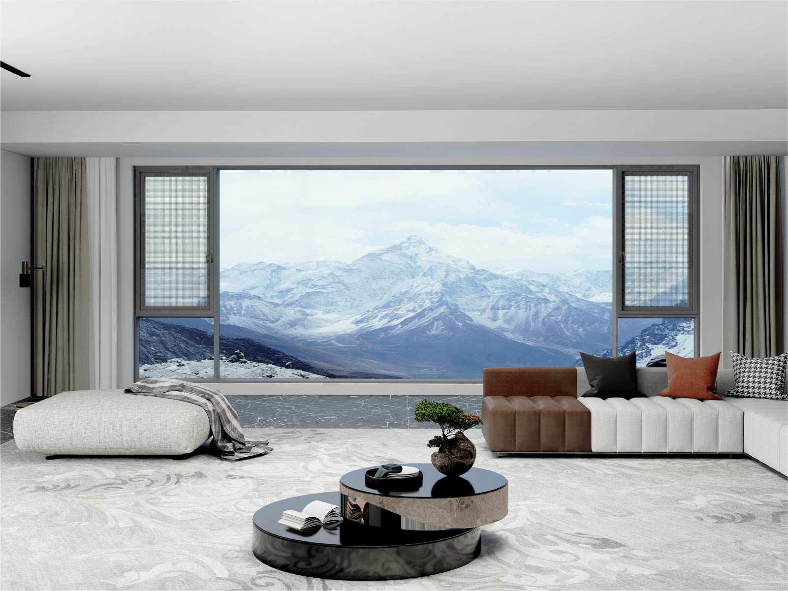 HYGP121A Series Casement Window or Door with Screen