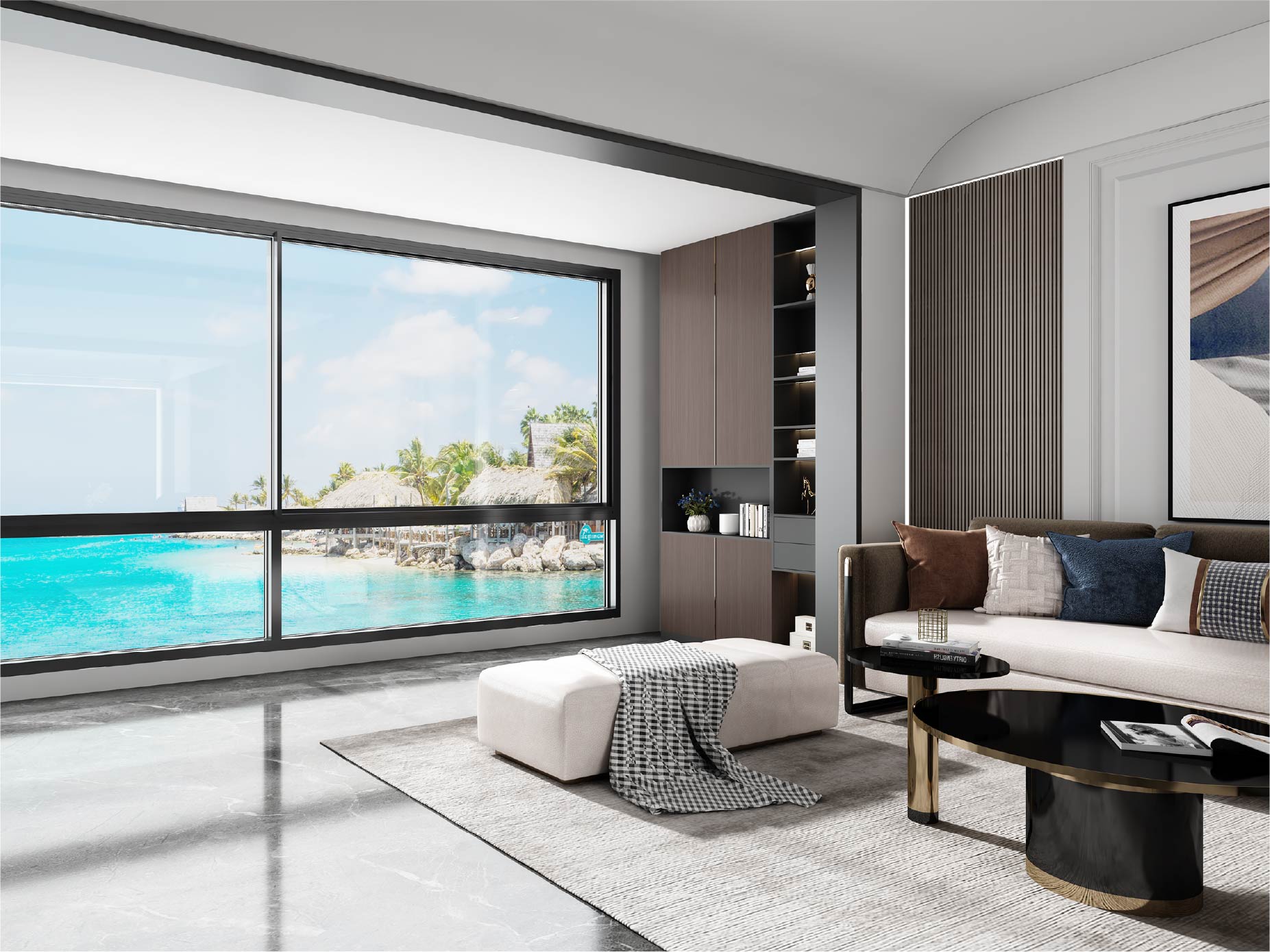 HYGT110TC Series Narrow-sash Heat-insulating Sliding Window